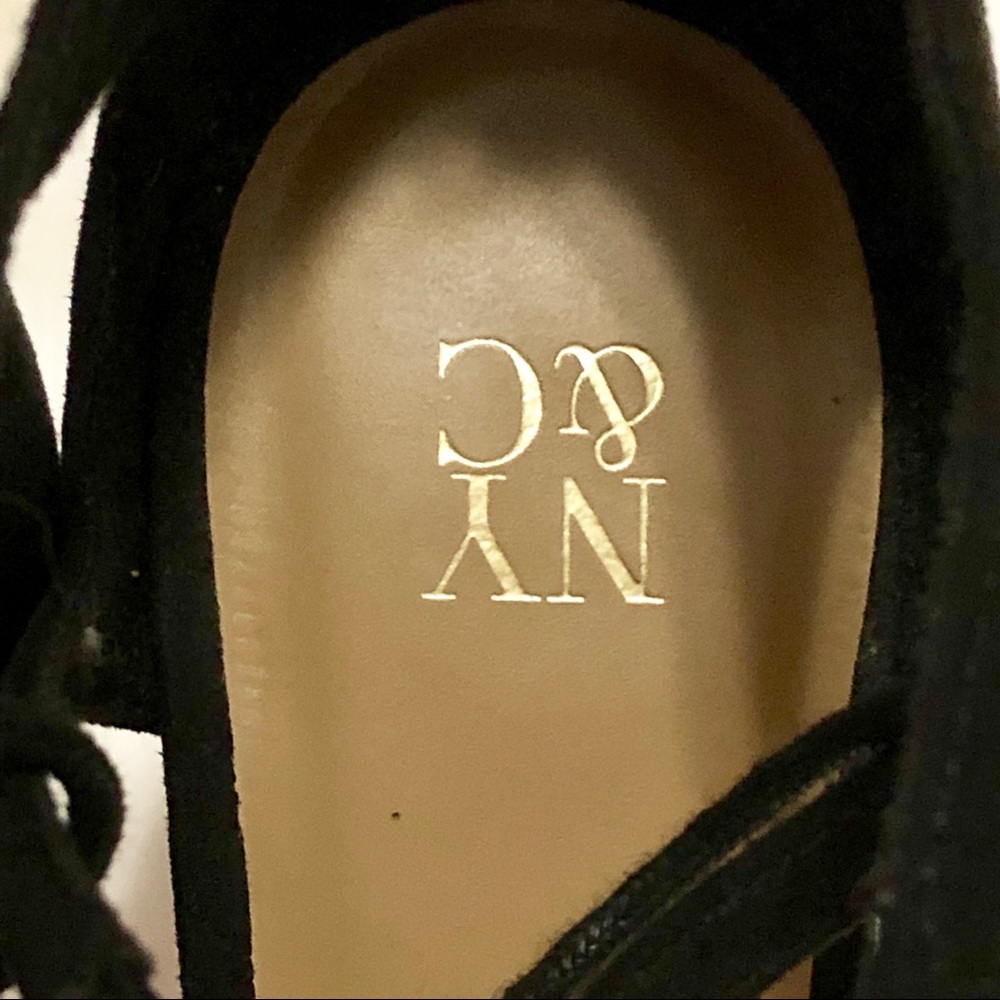 New York & Company Close Toe Pointed lace up Heel - Picture 6 of 8